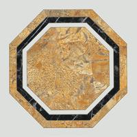 Carreaux de parquet hexagonaux modernes en marbre naturel noir Thassos et blanc Carrara 10 mm pour sols intérieurs de salle de bain d'hôtel