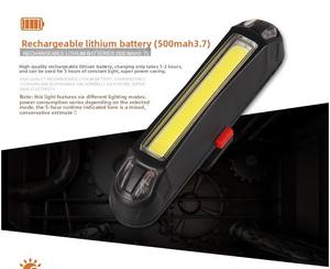 Feu arrière de vélo portable à batterie rechargeable, 6 modes, LED rouge haute intensité, étanche IPX5, <span class=keywords><strong>montage</strong></span> sur tige de selle, conduite nocturne - Product Image 4