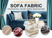 Nouveau style Tissu d'ameublement pour canapé en chenille jacquard 100% polyester, poids moyen, ignifuge et respirant