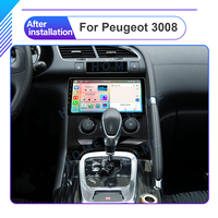 GPS Navigation Car Multimedia Player Android 14 4 + 64G pour Peugeot 308 3008 2009-2015 Avec Wireless Apple Carplay Android Auto