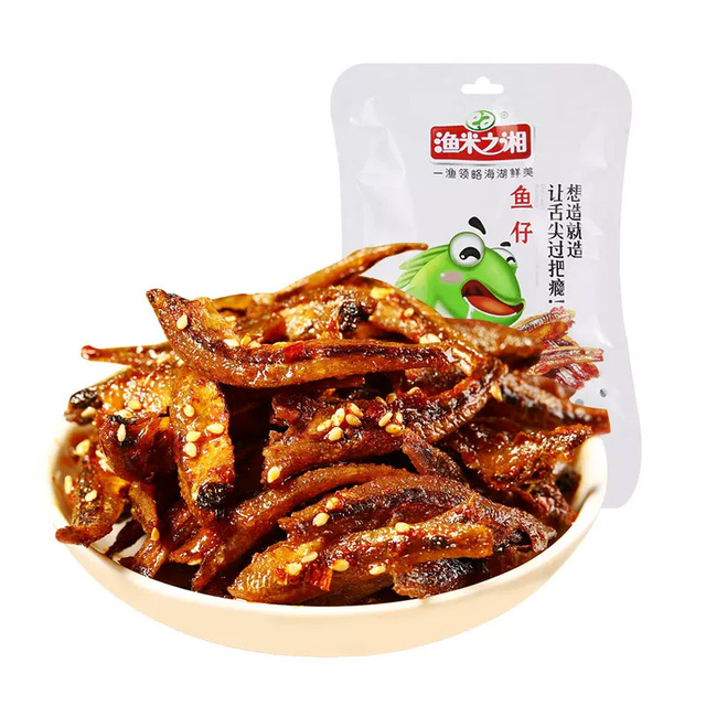 Wholesale Spicy Small Fish 95g Spicy Snacks with Chinese Characteristics