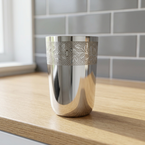 Verre en acier inoxydable, design moderne, motif uni, passe au lave-vaisselle, cadeau unisexe, vaisselle pour boissons chaudes - Product Image 4