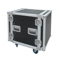 Studio12U Amplificateur Flight Case Aluminium Rack Flight Case pour système de son Dj Workstation