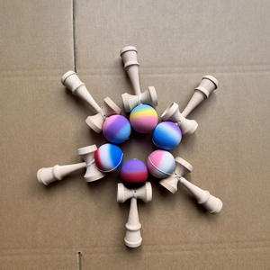 Kendama de Madera de Alta Calidad, Juguete Tradicional Educativo para Niños, Bola de Habilidad - Product Image 3