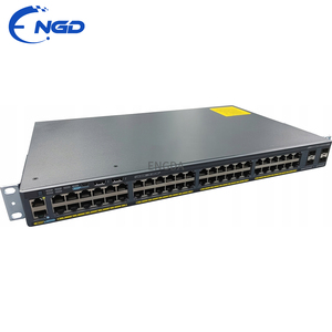 Commutateur Gigabit non PoE d'occasion <span class=keywords><strong>WS</strong></span>-<span class=keywords><strong>C2960X</strong></span>-<span class=keywords><strong>48TS</strong></span>-<span class=keywords><strong>L</strong></span> 1RU 48 ports avec 4xSFP Uplink pour réseau de données de campus d'entreprise - Product Image 1