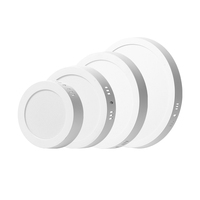 Lampe à panneau LED ronde moderne suspendue de 6 watts pour maison, bureau, centre commercial, commerce, avec température de couleur de 3000 à 6000 K