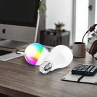 WOOJONG lampu cerdas Led 9W, RGB bohlam warna berubah Driver IC bekerja dengan aplikasi Tuya tanpa penundaan untuk Hotel/panggung