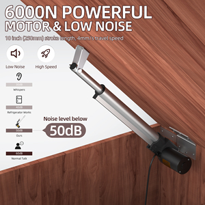 Wholesale 6000n <b>12v</b> Linear Actuator 250 mm Stroke IP54 Waterproof 4mm/s Rohs CE Certified Electric Actuator For Home Automation - Product Image 4