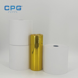 Papel Térmico para Recibos, Personalizado por el Fabricante, Libre de BPA, 57*40 mm, 48gsm, para Terminales Bancarios, Cajeros Automáticos y Sistemas Financieros - Product Image 1