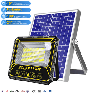 Luz de inundación solar al aire libre LED superbrillante IP67 impermeable 60W-1000W Luz de calle solar para jardín - Product Image 1