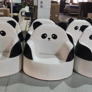 Canapé rembourré <span class=keywords><strong>pour</strong></span> bébé <span class=keywords><strong>Fauteuil</strong></span> en forme de panda en <span class=keywords><strong>mousse</strong></span> PU Canapé <span class=keywords><strong>pour</strong></span> enfant avec Bluetooth et musique - Product Image 1