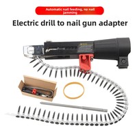 Outil à vis électrique automatique à succès avec vis à bande pour le bricolage, la menuiserie et le travail du bois, noir, logo personnalisé