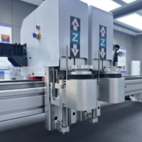 Machine de découpe de cartons d'emballage à aspiration automatique de haute précision, machine tout-en-un de découpe et de pliage de boîtes en carton