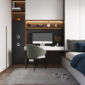 Tùy chỉnh đồ nội thất lớn súng an toàn với điện tử kỹ thuật số & Key khóa phổ biến cho an ninh có ý thức người sử dụng - Product Image 5