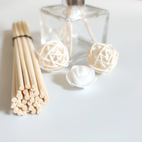 Bâtonnets diffuseurs en rotin naturel personnalisables de 3 mm, 20 cm, 21 cm, 22 cm, 23 cm, 24 cm, 25 cm pour recharges d'huiles essentielles et parfums