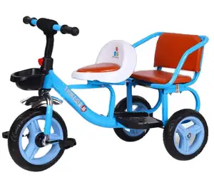 2021 नई मॉडल बच्चों बच्चे tricycle थोक बच्चों डबल सीट tricycle जुड़वां tricycle