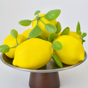 Décoration réaliste en plastique citron artificiel Halloween <span class=keywords><strong>et</strong></span> décoration de <span class=keywords><strong>fruits</strong></span> <span class=keywords><strong>et</strong></span> <span class=keywords><strong>légumes</strong></span> de Thanksgiving avec effet de <span class=keywords><strong>fruits</strong></span> au toucher réel - Product Image 5