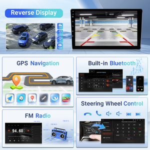 Radio <span class=keywords><strong>de</strong></span> Coche 2 Din, Estéreo, Audio, Carplay, Bluetooth, FM, Carga USB, Autoradio + Mirror Link para iOS y Android, Reproductor <span class=keywords><strong>de</strong></span> Video MP4, <span class=keywords><strong>YouTube</strong></span>, MP5 <span class=keywords><strong>de</strong></span> 9 Pulgadas - Product Image 4