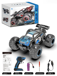JJRC Q105 Juguetes Coche <span class=keywords><strong>Buggy</strong></span> 1:18 coches de alta velocidad 30 km/h 2,4 <span class=keywords><strong>Ghz</strong></span> doble motores Drive escalada RC todoterreno Drift Radio Control Juguetes - Product Image 4