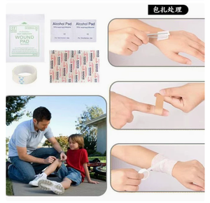 Kit di Sopravvivenza 33 Pezzi, Kit di Pronto Soccorso Combinato, Kit di Sopravvivenza Portatile e Resistente per Campeggio, Viaggi, Auto, Attrezzatura Tutto-in-Uno per la Sicurezza - Product Image 6