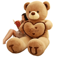 Jumbo Teddybeer Knuffels Groothandel Verjaardag Moederdag Valentijnsdag Cadeaus Decoratie Speelgoed Pluche Teddybeer