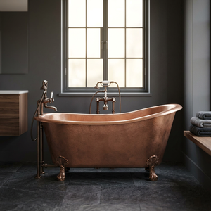 Baignoire rectangulaire en cuivre artisanale de luxe, très vendue, à prix avantageux - Artisanat indien - Product Image 1