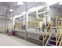 Ligne de production de tissu non tissé PP Spunbond à grande vitesse avec moteur PLC, technologie la plus récente, marque PUYISEN, 220V/380V pour les tissus non tissés