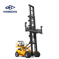 Chariot élévateur à fourche Hangcha 9t haute tension Li-ion pour conteneurs vides, à charge rapide, pour terminal portuaire