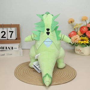 Peluche de Pokémon de 12 pulgadas, <span class=keywords><strong>Tyranitar</strong></span> con banda de Gzilla, muñeco monstruo con etiqueta, venta al por mayor - Product Image 5