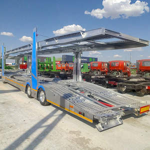 Semirremolques Portacoches de Doble Plataforma, Remolque de Transporte de Autos de 4 Ejes, Remolque Portacoches para 10 Autos en Venta - Product Image 2