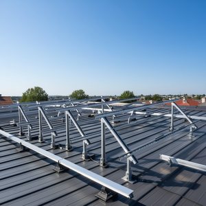 Supports de montage de panneaux solaires réglables de 30 à 60 degrés, galvanisés à chaud, pour l'installation solaire sur toiture - Product Image 2
