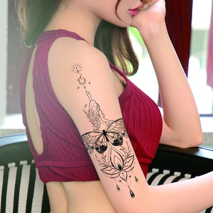 Wholesale Women's Non-toxic <b>Temporary</b> Waterproof Body Cool Designs Arm Tattoo/ Tatoo Sticker - Product Image 1
