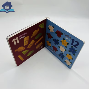 Benutzer definierte Kinder Touch and Feel Printing Englisch Lern bücher Board Book für Kinder - Product Image 3