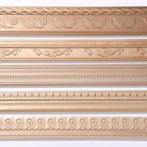 زخارف خشبية ألمانية منحوتة بدقة من خشب الزان، نحت خشبي من دونغيانغ، حواف للجدران الخلفية والسقف وإطارات أبواب المدخل - Product Image 1