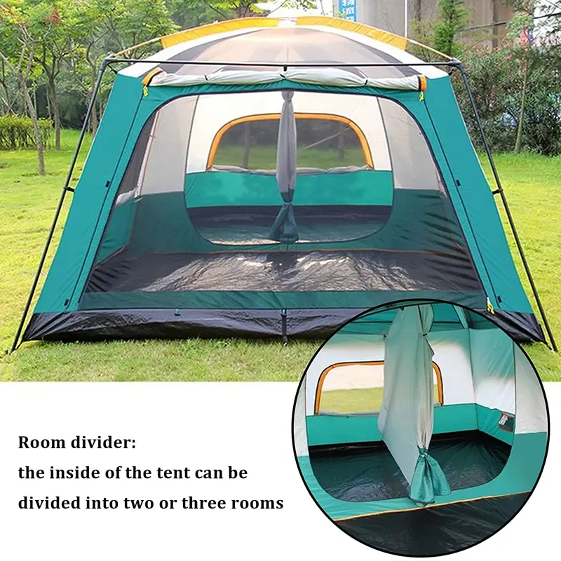 Güçlü çadır tentes de luxe esnek kamp açık 8 kişi tendas de campismo carpas 6 personas kamp baratas