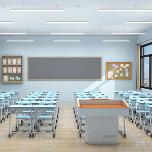 Muebles Escolares Modernos de Metal para Aulas STEM, Conjunto de Sillas y Mesas Individuales para Estudiantes - Product Image 3