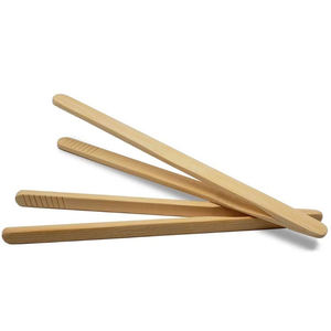 Pinzas de Cocina de Bambú con Logotipo Personalizado 2024, Pinzas para Tostar - Product Image 2