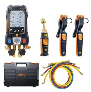 Testo557S Smart <b>Vacuum</b> Kit 0564 5571 Smart Digital Manifold With Wireless <b>Vacuum</b> and Clamp Temperature Probes 557s, Testo550s/55 - Product Image 1