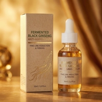 Sérum Visage au Ginseng Rouge Fermenté Formule Coréenne – Essence Réparatrice Bio-Active pour la Peau, Sérum Éclat au Ginseng – Vente en Gros