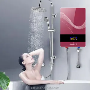 최고 판매 좋은 가격 국내 도매 전기 탱크리스 온수기 샤워 주방 욕실을위한 순간 난방