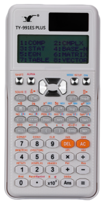2025 Hot 417 Funciones Pantalla de matriz de puntos Fuente de alimentación dual TY-991 <span class=keywords><strong>ES</strong></span> PLUS Calculadora científica para estudiantes para la escuela y la Oficina - Product Image 2