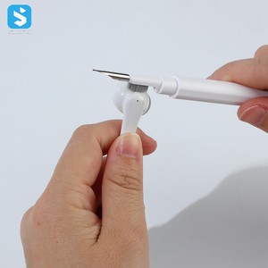 Outil de nettoyage des écouteurs pour Airpods Pro 3 <span class=keywords><strong>2</strong></span> 1 boîtier d'écouteurs Kit de nettoyage de stylo brosse propre - Product Image 5