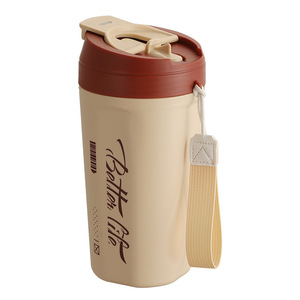Gobelet isotherme en acier inoxydable 500 ml à double paroi avec couvercle pour le bureau et les voyages - Product Image 3