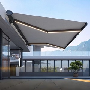 Toldo Retráctil Eléctrico de Cassette Completo, Plegable, para Protección Solar en Exteriores, para Balcón y Terraza - Product Image 1