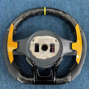 Volante de Fibra de Carbono Mate Personalizado para <span class=keywords><strong>Mercedes</strong></span> Benz <span class=keywords><strong>AMG</strong></span> Clase A, B, C, E, GLS, GLA, S, W204, <span class=keywords><strong>C63</strong></span>, W172, 809, Gran Venta - Product Image 2