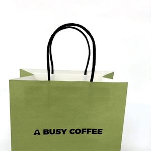 Bolsas de Papel Kraft con Asa, Económicas, con Logotipo Personalizado, Ecológicas, Hechas con Materiales Reciclados, para Promoción en Supermercados, Regalos, Compras para Llevar - Product Image 4