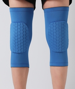 สนับเข่าพลาสติกแบบสั้น ปลอกขาสำหรับบาสเกตบอล ระบายอากาศได้ดี ป้องกันการกระแทก ป้องกันการบาดเจ็บจากการคุกเข่า - Product Image 4