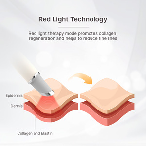 Touchbeauty TB-1980K thép không gỉ mặt massager nhiều chức năng nhà mắt vẻ đẹp thiết bị Cây Đũa phép với nhiệt ứng dụng khuôn mặt - Product Image 3