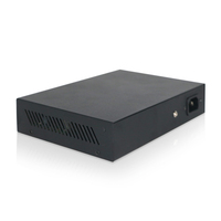 Switch Jaringan 8 Port Unmanaged Reverse PoE dengan QoS Kapasitas Switch 2Gbps Desain Logam untuk Pemasangan di Dinding untuk Keamanan Berkinerja Tinggi