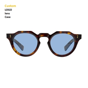 Lunettes de soleil polygonales de haute qualité en acétate de cellulose cousues, adaptées aux hommes et aux femmes, avec effet polarisé. - Product Image 2